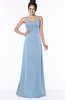 ColsBM Keira Dusty Blue Medieval A-line Spaghetti Sleeveless Floor Length Bridesmaid Dresses