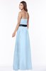 ColsBM Jazlynn Dream Blue Luxury A-line Bateau Zip up Satin Floor Length Bridesmaid Dresses