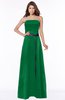 ColsBM Jazlynn Green Luxury A-line Bateau Zip up Satin Floor Length Bridesmaid Dresses