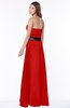 ColsBM Jazlynn Red Luxury A-line Bateau Zip up Satin Floor Length Bridesmaid Dresses
