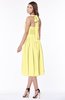 ColsBM Montana Pastel Yellow Luxury A-line Sleeveless Chiffon Pleated Bridesmaid Dresses