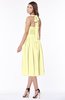 ColsBM Montana Wax Yellow Luxury A-line Sleeveless Chiffon Pleated Bridesmaid Dresses