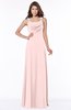 ColsBM Thea Pastel Pink Elegant Wide Square Sleeveless Half Backless Chiffon Beaded Bridesmaid Dresses