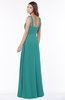 ColsBM Thea Porcelain Elegant Wide Square Sleeveless Half Backless Chiffon Beaded Bridesmaid Dresses