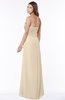 ColsBM Aimee Novelle Peach Antique Bateau Half Backless Chiffon Floor Length Bridesmaid Dresses