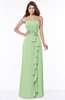 ColsBM Aimee Sage Green Antique Bateau Half Backless Chiffon Floor Length Bridesmaid Dresses