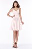 ColsBM Vera Angel Wing Modest A-line Sleeveless Zip up Knee Length Ruching Bridesmaid Dresses