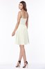 ColsBM Vera Ivory Modest A-line Sleeveless Zip up Knee Length Ruching Bridesmaid Dresses