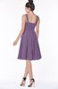 ColsBM Lainey Chinese Violet Gorgeous A-line Wide Square Sleeveless Chiffon Knee Length Bridesmaid Dresses