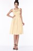 ColsBM Lainey Marzipan Gorgeous A-line Wide Square Sleeveless Chiffon Knee Length Bridesmaid Dresses