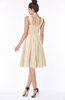 ColsBM Lainey Novelle Peach Gorgeous A-line Wide Square Sleeveless Chiffon Knee Length Bridesmaid Dresses