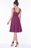ColsBM Lainey Raspberry Gorgeous A-line Wide Square Sleeveless Chiffon Knee Length Bridesmaid Dresses