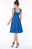 ColsBM Lainey Royal Blue Gorgeous A-line Wide Square Sleeveless Chiffon Knee Length Bridesmaid Dresses