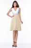ColsBM Jolie Novelle Peach Gorgeous A-line V-neck Sleeveless Chiffon Bridesmaid Dresses