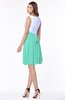 ColsBM Jolie Seafoam Green Gorgeous A-line V-neck Sleeveless Chiffon Bridesmaid Dresses