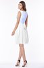 ColsBM Jolie White Gorgeous A-line V-neck Sleeveless Chiffon Bridesmaid Dresses