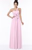 ColsBM Kaylin Baby Pink Gorgeous A-line One Shoulder Sleeveless Floor Length Bridesmaid Dresses