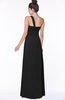 ColsBM Kaylin Black Gorgeous A-line One Shoulder Sleeveless Floor Length Bridesmaid Dresses