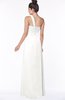 ColsBM Kaylin Cloud White Gorgeous A-line One Shoulder Sleeveless Floor Length Bridesmaid Dresses