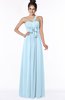 ColsBM Kaylin Ice Blue Gorgeous A-line One Shoulder Sleeveless Floor Length Bridesmaid Dresses
