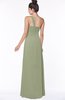 ColsBM Kaylin Moss Green Gorgeous A-line One Shoulder Sleeveless Floor Length Bridesmaid Dresses