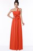 ColsBM Kaylin Tangerine Tango Gorgeous A-line One Shoulder Sleeveless Floor Length Bridesmaid Dresses
