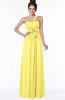 ColsBM Kaylin Yellow Iris Gorgeous A-line One Shoulder Sleeveless Floor Length Bridesmaid Dresses