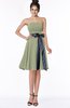 ColsBM Amiya Bog Glamorous A-line Sleeveless Zip up Chiffon Knee Length Bridesmaid Dresses