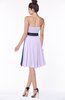 ColsBM Amiya Light Purple Glamorous A-line Sleeveless Zip up Chiffon Knee Length Bridesmaid Dresses
