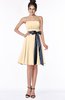 ColsBM Amiya Marzipan Glamorous A-line Sleeveless Zip up Chiffon Knee Length Bridesmaid Dresses