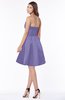 ColsBM Karen Aster Purple Glamorous A-line Strapless Sleeveless Half Backless Satin Bridesmaid Dresses