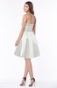 ColsBM Karen Ivory Glamorous A-line Strapless Sleeveless Half Backless Satin Bridesmaid Dresses