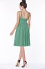 ColsBM Jaylin Beryl Green Mature V-neck Sleeveless Zip up Knee Length Appliques Bridesmaid Dresses