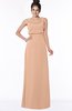ColsBM Eileen Almost Apricot Gorgeous A-line Scoop Sleeveless Floor Length Bridesmaid Dresses