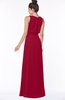 ColsBM Eileen Dark Red Gorgeous A-line Scoop Sleeveless Floor Length Bridesmaid Dresses