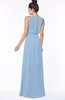 ColsBM Eileen Dusty Blue Gorgeous A-line Scoop Sleeveless Floor Length Bridesmaid Dresses