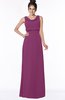 ColsBM Eileen Raspberry Gorgeous A-line Scoop Sleeveless Floor Length Bridesmaid Dresses