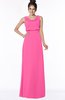 ColsBM Eileen Rose Pink Gorgeous A-line Scoop Sleeveless Floor Length Bridesmaid Dresses