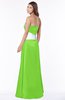 ColsBM Alivia Classic Green Glamorous A-line Bateau Sleeveless Half Backless Flower Bridesmaid Dresses