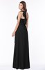 ColsBM Kaia Black Modern Sleeveless Zip up Floor Length Sash Bridesmaid Dresses