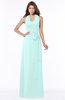 ColsBM Kaia Blue Glass Modern Sleeveless Zip up Floor Length Sash Bridesmaid Dresses