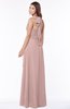 ColsBM Kaia Blush Pink Modern Sleeveless Zip up Floor Length Sash Bridesmaid Dresses