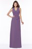ColsBM Kaia Chinese Violet Modern Sleeveless Zip up Floor Length Sash Bridesmaid Dresses