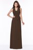 ColsBM Kaia Copper Modern Sleeveless Zip up Floor Length Sash Bridesmaid Dresses
