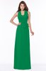 ColsBM Kaia Green Modern Sleeveless Zip up Floor Length Sash Bridesmaid Dresses