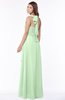 ColsBM Kaia Light Green Modern Sleeveless Zip up Floor Length Sash Bridesmaid Dresses
