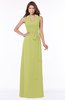 ColsBM Kaia Linden Green Modern Sleeveless Zip up Floor Length Sash Bridesmaid Dresses