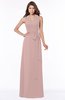 ColsBM Kaia Nectar Pink Modern Sleeveless Zip up Floor Length Sash Bridesmaid Dresses