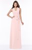 ColsBM Kaia Pastel Pink Modern Sleeveless Zip up Floor Length Sash Bridesmaid Dresses