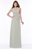 ColsBM Kaia Platinum Modern Sleeveless Zip up Floor Length Sash Bridesmaid Dresses